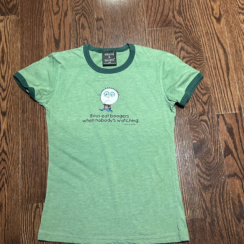 Green Children’s Y2K 2004 David & Goliath T-Shirt